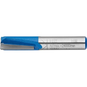 Fresa per scanalature LUX HM, diametro 10 mm, per una precisa lavorazione del legno.