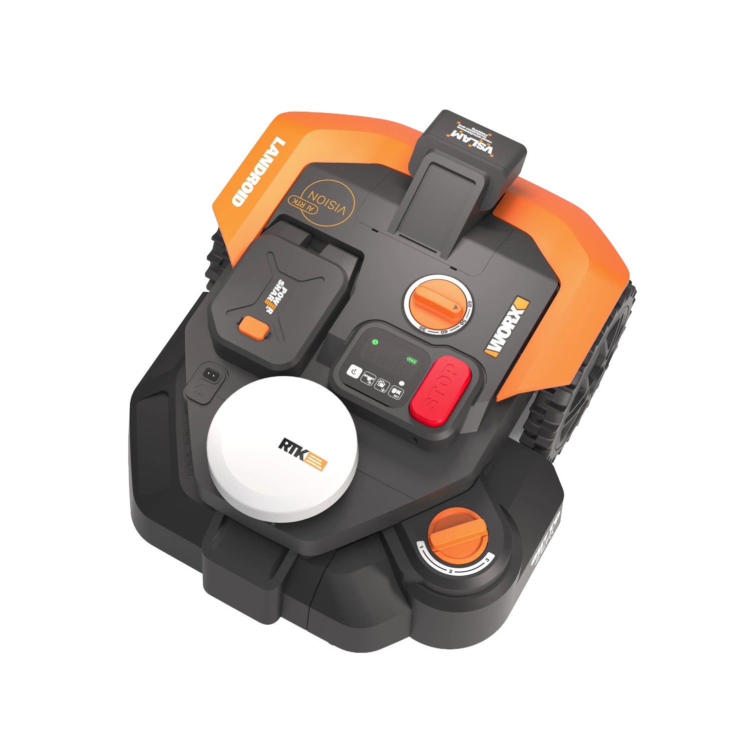 Worx M800 WR308E Landroid Vision robot rasaerba, senza filo perimetrale, per prati fino a 800 m².