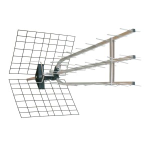 Antenna TV per una ricezione ottimale dei segnali televisivi. Accessorio video.