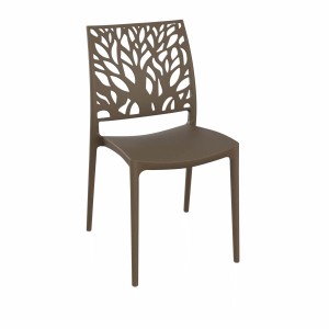 Sedia Tree 45x54x85 cm Tortora