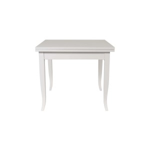 Tavolo allungabile da pranzo Verona bianco 90x90x78 cm