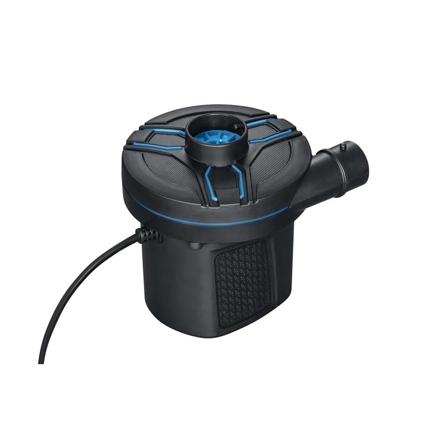 Pompa elettrica Bestway PowerTouch (220-240V) nera/blu con cavo e adattatori.