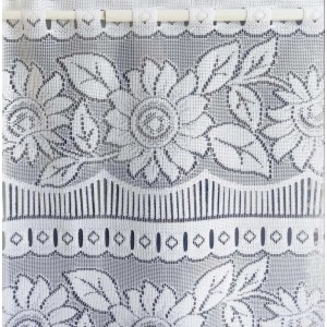 Tenda Vetro Cosmea 60x200 cm bianco