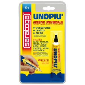 Adesivo universale Saratoga, ideale per carta, legno, pelle, metallo e altro.