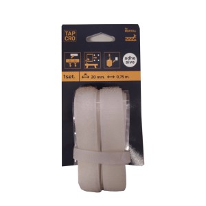 t.b.t. Nastro a strappo, larghezza 20 mm, lunghezza 0,75 m, su cartoncino.