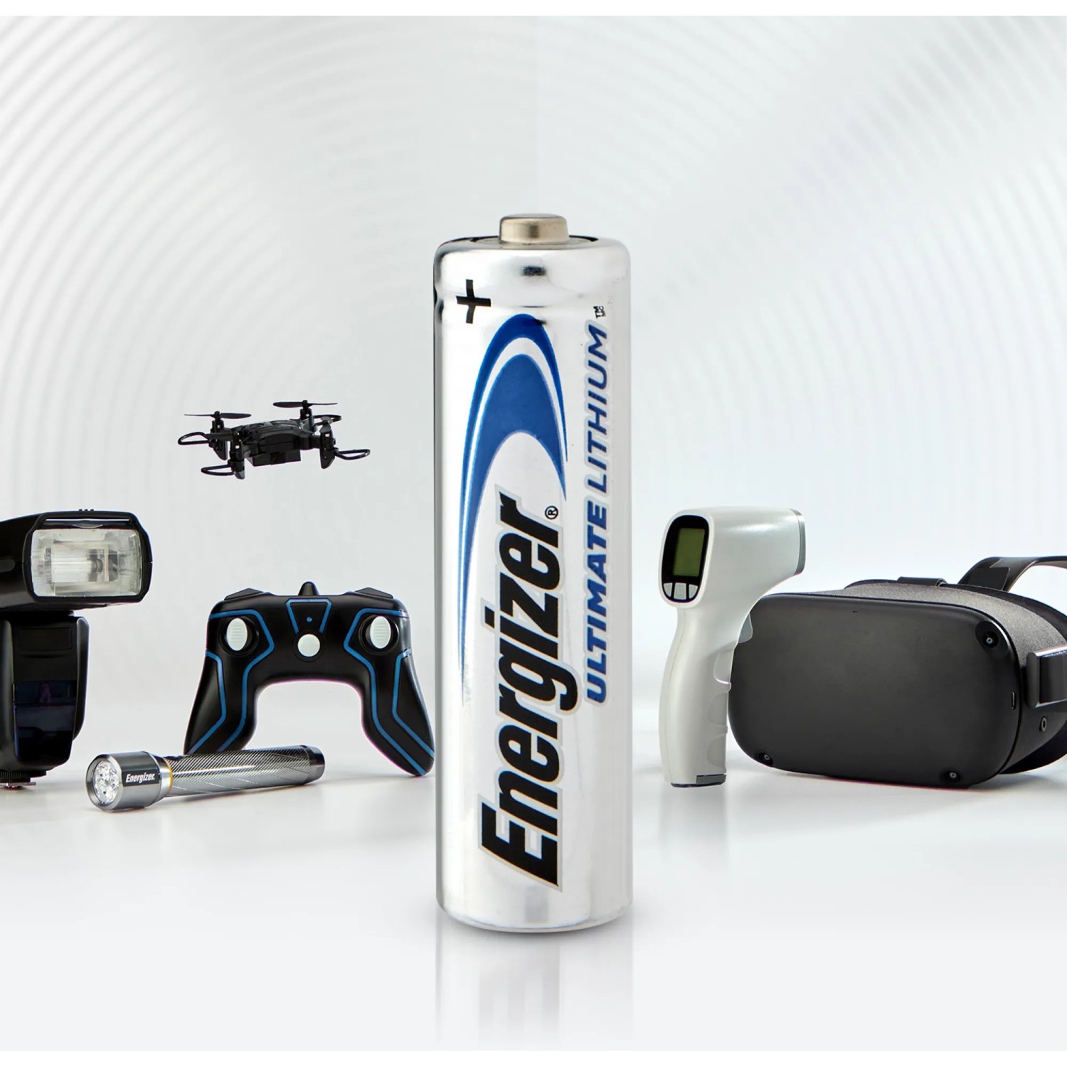 Batteria Energizer Ultimate Lithium AA, confezione da 4. Batteria AA a lunga durata per dispositivi high-tech.