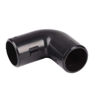 Curva ispezionabile Electraline Ø 20 mm nero 4 pz
