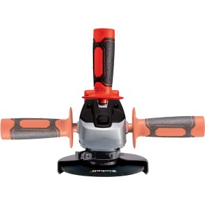 Smerigliatrice angolare a batteria Einhell Power X-Change TC-AG 18/115 Li-Solo con impugnatura supplementare, batteria non inclusa.