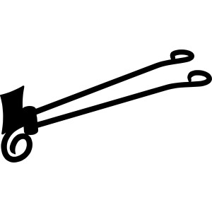 Portasciugamani minimalista nero.