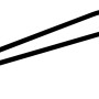 Portasciugamani minimalista nero.