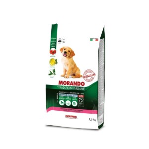 Crocchette per cuccioli Morando pollo e manzo 2,5 kg
