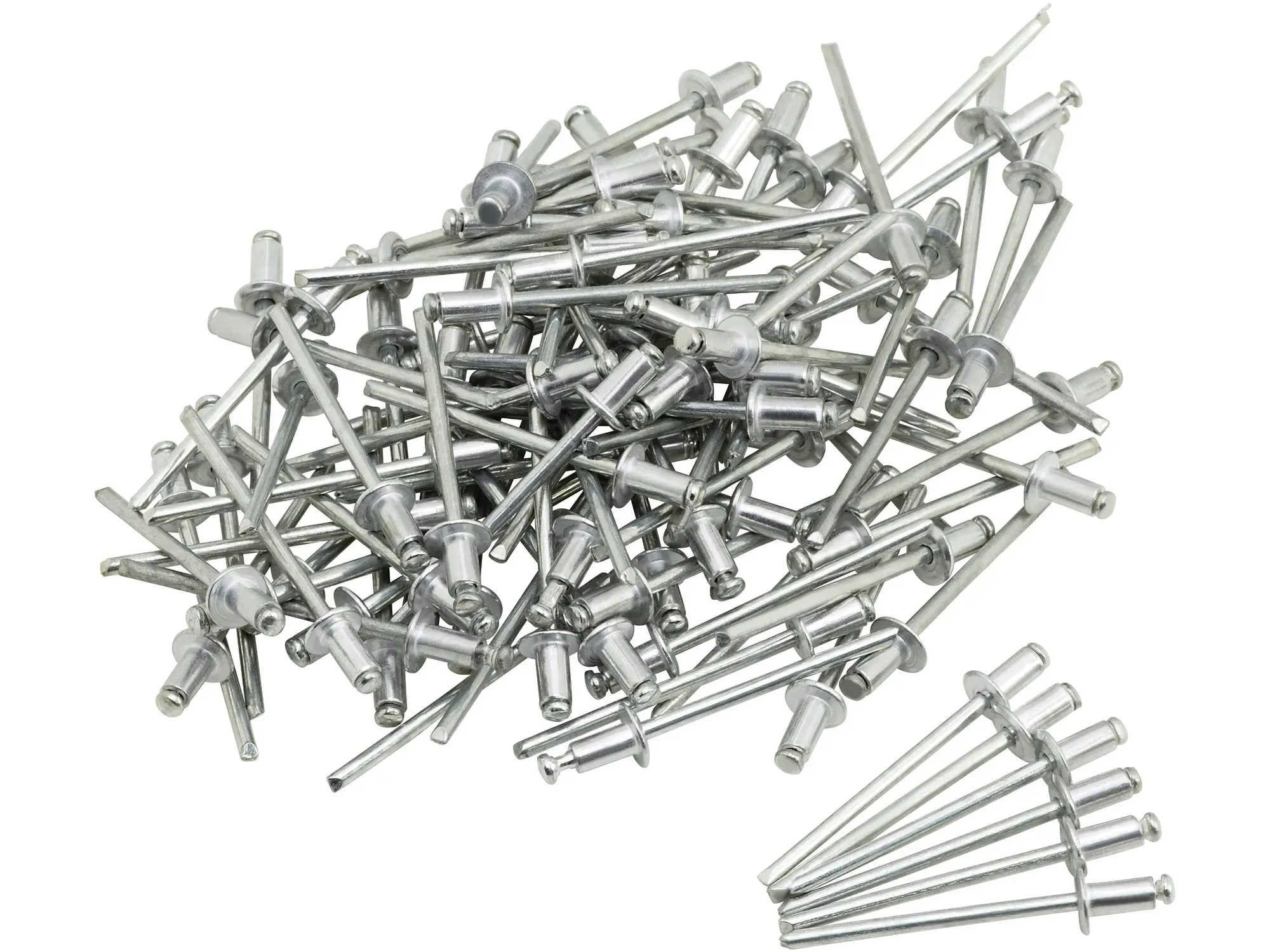 Rivetti 3/32 X 1/8 100 Rivetti Ciechi In Acciaio Inox POP - Misura 3/32" X 1/8", Per Impugnatura, Fatto In USA Rivetti Ciechi Acciaio - Foto 4