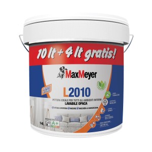 Secchio di pittura per interni bianca MaxMeyer, 14L (10L + 4L gratis).