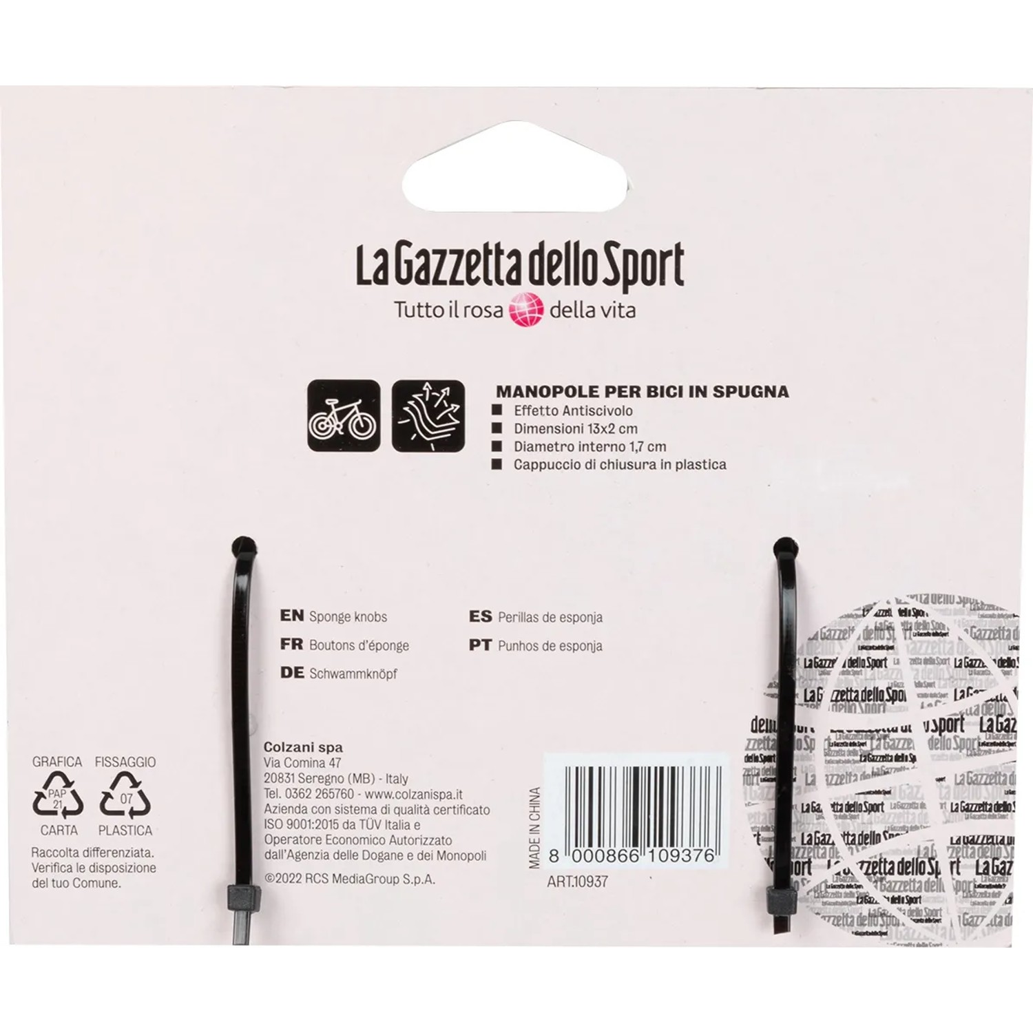Manopole per bici in spugna, accessori per manubrio e campanelli.