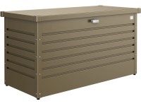 Baule da esterno Biohort 101x46x61 cm grigio quarzo metallizzato