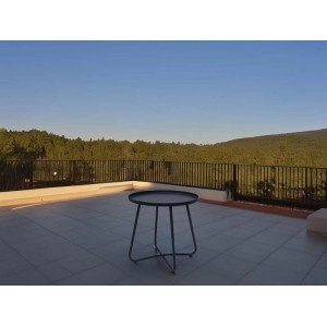 Tavolino da giardino KD tondo da caffè in ferro Ø 45 cm H 48 cm