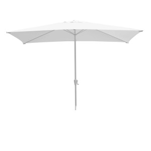 Ombrellone da giardino palo centrale fusto bianco 3x2 m Bianco