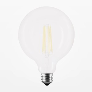 Lampadina LED E27 trasparente design globo.