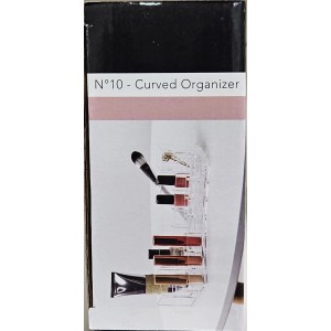 Organizer trucchi trasparente curvo 28x12x6,5 cm