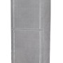 Scarpiera in tessuto grigio t.b.t. con ante a zip.