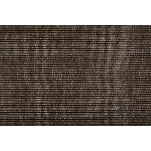 Primo piano di un tessuto marrone t.b.t. per arelle, ombreggianti e frangivista.