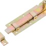 Catenaccio per finestra zincato giallo con pomello, 100x30 mm, per la sicurezza della finestra.