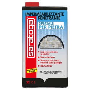 t.b.t. Impregnante per pietra, protegge dall'umidità e rende le superfici antiscivolo.