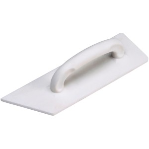 Frattazzo bianco LUX Classic in plastica, 80x260mm, per lavori di muratura e piastrellatura.