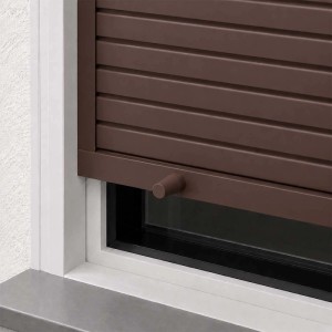 Tappi d`arresto tapparelle nylon conici set 4 pezzi Ø 40 mm marrone