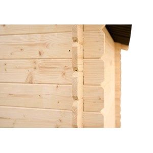 Casetta da giardino in legno sp 20 mm H197xL199xP205 cm