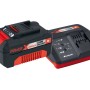 Einhell Power X-Change Starter-Kit con batteria 18V 4Ah e caricabatterie.