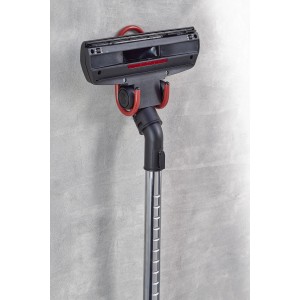 Supporto a parete per tubo e bocchetta dell'aspirapolvere, per riporlo a parete.