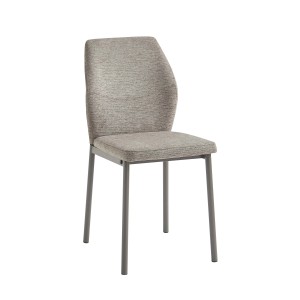 Sedia in tessuto Anya 56x42x88,5 cm tortora