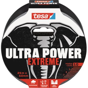 Nastro riparatore Tesa Ultra Power Extreme, 25 m x 50 mm, molto adesivo e robusto.