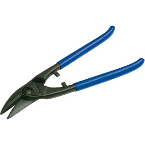 Cesoia per fori LUX 250 mm Comfort con manico blu per tagli precisi.