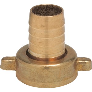 Set raccordo in ottone 19 mm (3/4") con filettatura interna per collegamento tubo.