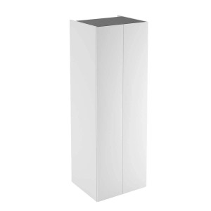Mobile bagno colonna laccato portalavatrice/asciugatrice 2 ante L70xH205xP51 cm