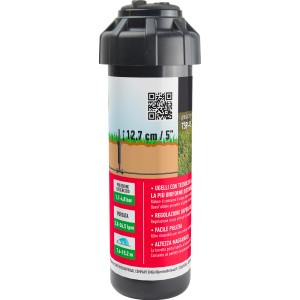 t.b.t. per irrigazione interrata. Dettagli su pressione, flusso e portata sull'etichetta.