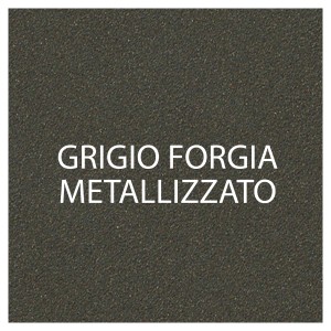 Campione colore: Smalto antiruggine grigio metallizzato.