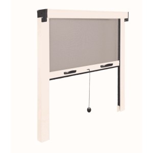 Zanzariera avvolgibile verticale Irs 130x160 cm bianco