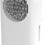 Deumidificatore LEF-205-40 bianco e nero con ruote e pannello touch.