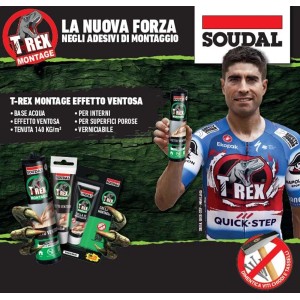 Collante per piastrelle T-REX effetto ventosa 1+1 omaggio 2x380 g