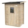 Casetta da giardino in legno Argenta, 146x98 cm, con porta e finestra. Ideale come rimessa attrezzi.