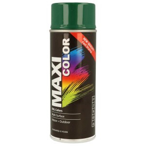 Vernice spray verde Maxi Color per interni ed esterni. Spray versatile per superfici.