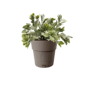 Vaso per piante plastica riciclata Tortora Ø 15 cm