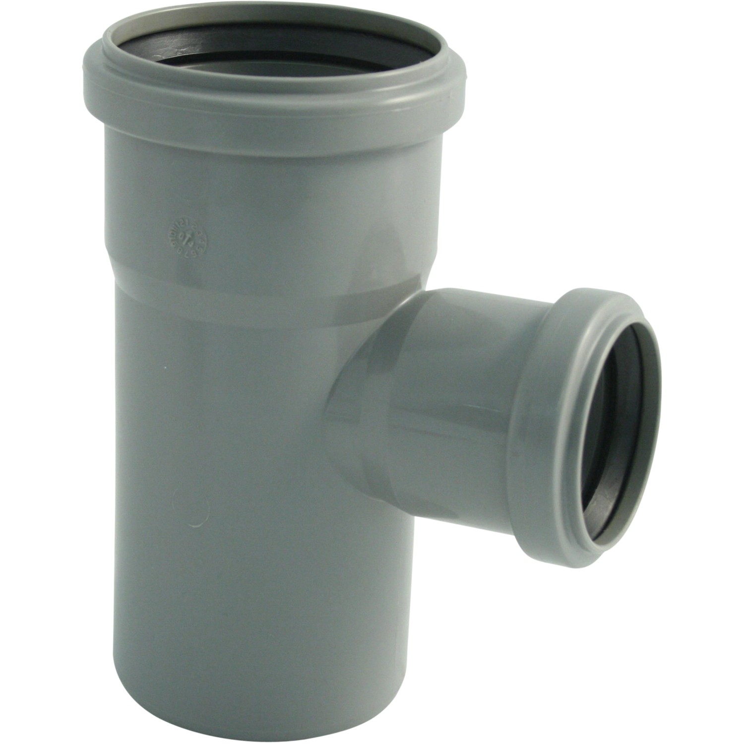 Giunto semplice Marley HT DN 50/40, 87° per tubi di scarico, grigio.