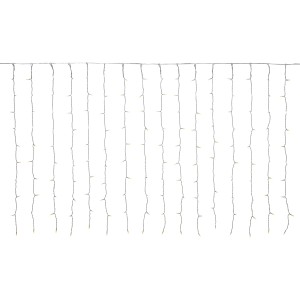 Tenda di luci t.b.t. per esterni, ideale per illuminazione festiva.