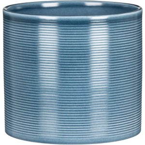 Scheurich vaso decorativo 828 effetto Blue Jeans, Ø 19 cm, vaso in ceramica per interni.
