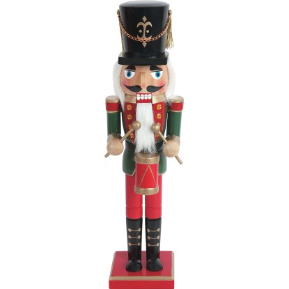 Statuetta schiaccianoci in legno tg M H 38 cm 6 pz