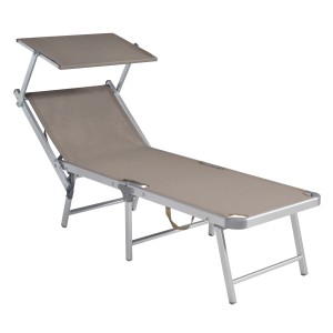 t.b.t. lettino prendisole con tettuccio, ideale per giardino e terrazza.